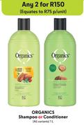Organics Shampoo Or Conditioner (All Variants)-For 2 x 1L