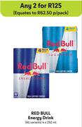 Red Bull Energy Drink (All Variants)-For 2 x 4 x 250ml