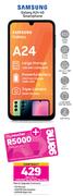 Samsung Galaxy A24 4G Smartphone-On 1.2GB Red Top Up Core More Data