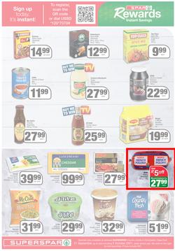 SPAR EASTERN CAPE (21 September - 3 October 2021) Valid in Acres, Algoa Park, Aliwal North, Aspen, Burgersdorp. Cambridge, Camdeboo, Cradock, Crossways, Dagbreek, Fig tree, Fleet, Linton, page 4