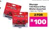 Bburago 1:43 Race & Play Blister Assorted-For 2