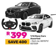 Rastar 1:14 Race Cars Assorted-Each