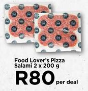 Food Lover's Pizza Salami-2 x 200g Per Deal