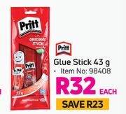 Pritt Glue Stick-43g Each