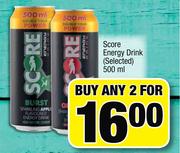Score Energy Drink(Selected)-2 x 500ml