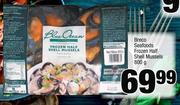 Breco Seafoods Frozen Half Shell Mussels-800g
