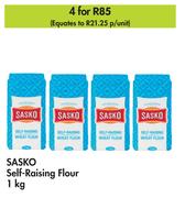 Sasko Self Raising Flour-For 4 x 1Kg
