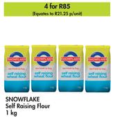 Snowflake Self Raising Flour-For 4 x 1Kg