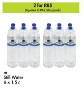 M Still Water-For 2 x 6 x 1.5L