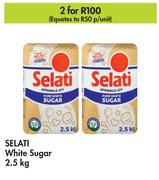 Selati White Sugar-For 2 x 2.5Kg