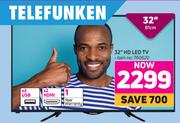 Telefunken 32" (81cm) HD LED TV 760620