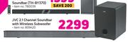 JVC 2.1 Channel Soundbar With Wireless Subwoofer 809420