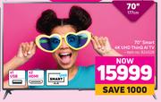 LG 70" (177cm) Smart 4K UHD ThinQ AI TV 824528