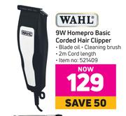 Wahl 9W Homepro Basic Corded Hair Clipper