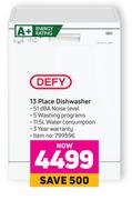 Defy 13 Place Dishwasher