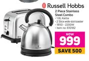 Russell Hobbs 2 Piece Stainless Steel Combo