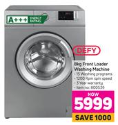 2Defy 8kg Front Loader Washing Machine 