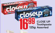 Close Up Toothpaste Assorted-125g
