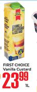 First Choice Vanilla Custard-1L