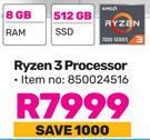 HP Ryzen 3 Processor Laptop