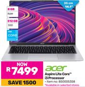 Acer Appire Lite Core i3 Processor Laptop