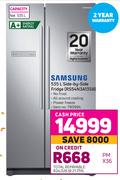 Samsung 535L Side By Side Fridge (RS54N3A1 S8) 