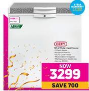 Defy 195L White Chest Freezer
