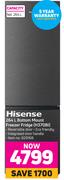 Hisense 264L Bottom Mount Freezer Fridge (H370BI)