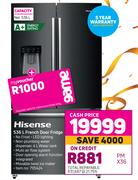 Hisense 536L French Door Fridge