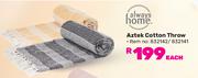 Always Home Aztek Cotton Throw-Each
