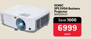 Sonic SP3 SVGA Business Projector