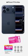 Apple iPhone 17 Pro Max With MyVoucher R1000-On 6GB Red Core