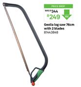 Geolia Log Saw 76cm With 2 Blades 81443848