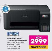Epson Ecotank L3250 3-In-1 Colour Printer