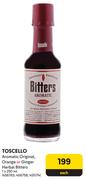 Toscello Aromatic Original Orange Or Ginger Herbal Bitters-250ml Each