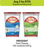 President Feta Cheese (All Variants)-For Any 2 x 400g