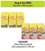 Danone Ultra Mel Custard (All Variants)-For Any 2 x 6 x 125ml