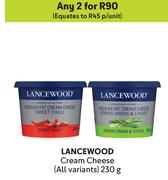 Lancewood Cream Cheese (All Variants)-For Any 2 x 230g