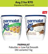 Parmalat Fabulite Or Low Fat Smooth (All Variants)-For Any 2 x 1kg