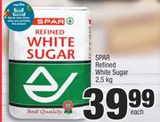 Spar Refined White Sugar-2.5kg Each