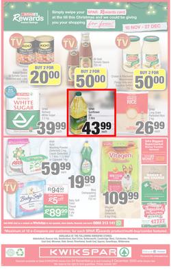 KWIKSPAR TOWN EASTERN CAPE : Kwikspar (24 November - 6 December 2020), page 4