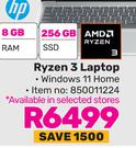 HP 15.6"(39cm) Ryzen 3 Laptop