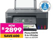 Canon Pixma G3470 3-In-1 Printer 