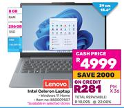 Lenovo 15.6"(39cm) Intel Celeron Laptop