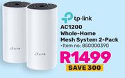 Tp-Link AC1200 Whole-Home Mesh System 2-Pack