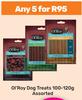 Ol'Roy Dog Treats Assorted-For 5 x 100-120g