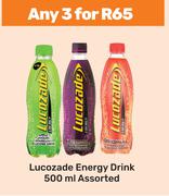 Lucozade Energy Drink Assorted-For Any 3 x 500ml