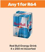 Red Bull Energy Drink Assorted-4 x 250ml