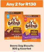  Beeno Dog Biscuits Assorted-For 2 x 800g