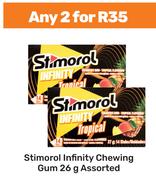 Stimorol Infinity Chewing Gum Assorted-For 2 x 26g       